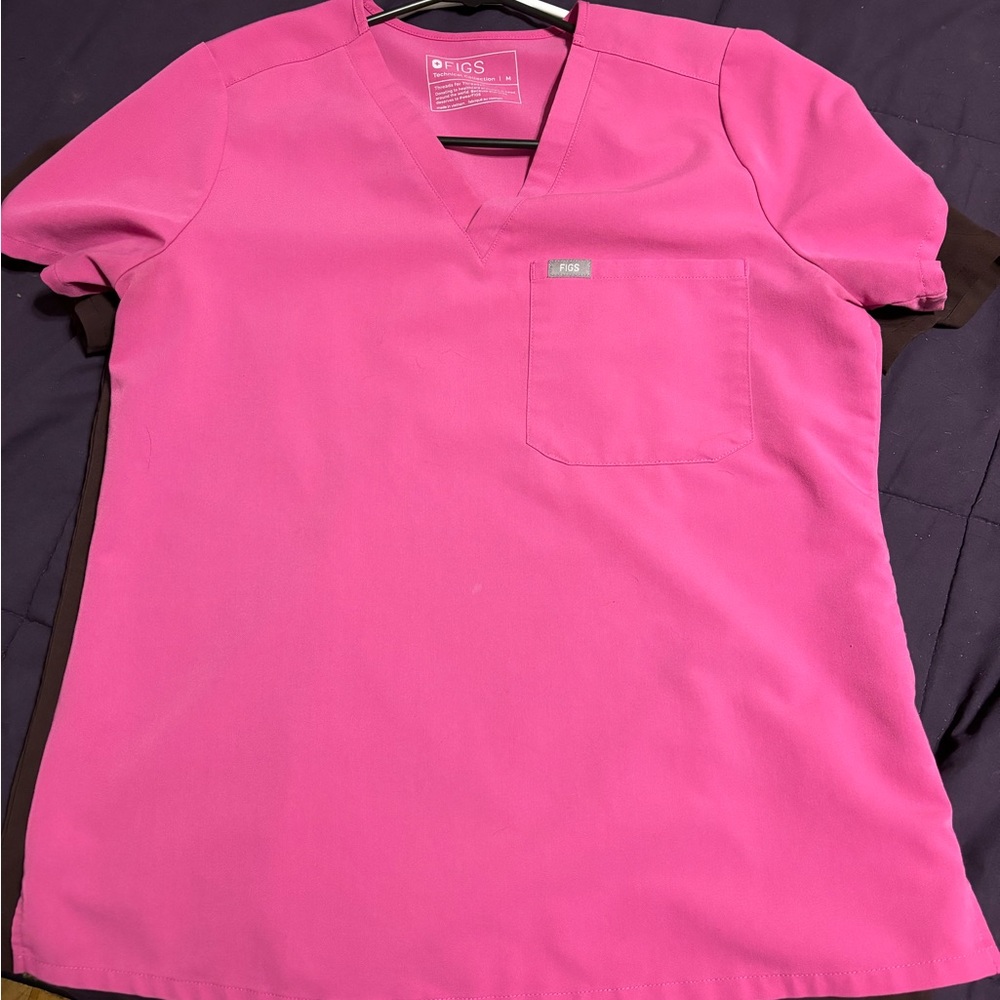 Figs Scrub Top-One Pocket
